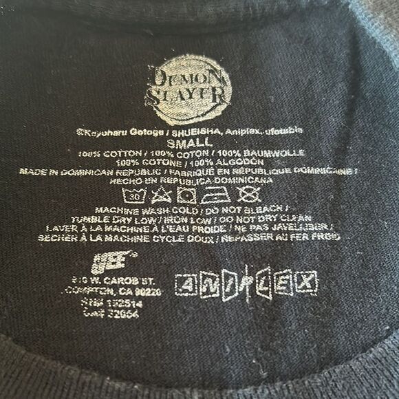 Demon Slayer black tee shirt size small - Picture 6 of 16